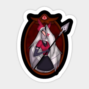 Hazbin Hotel Vaggie portrait Sticker